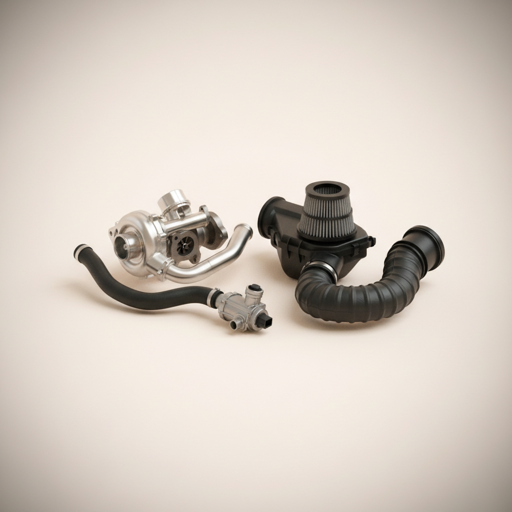 Turbokomprösör - Turbo Borusu - Egr - Hava Filtre Kabı+Borusu